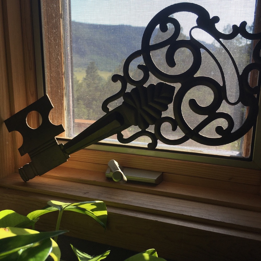SOLD- Vintage Metal Key Decor